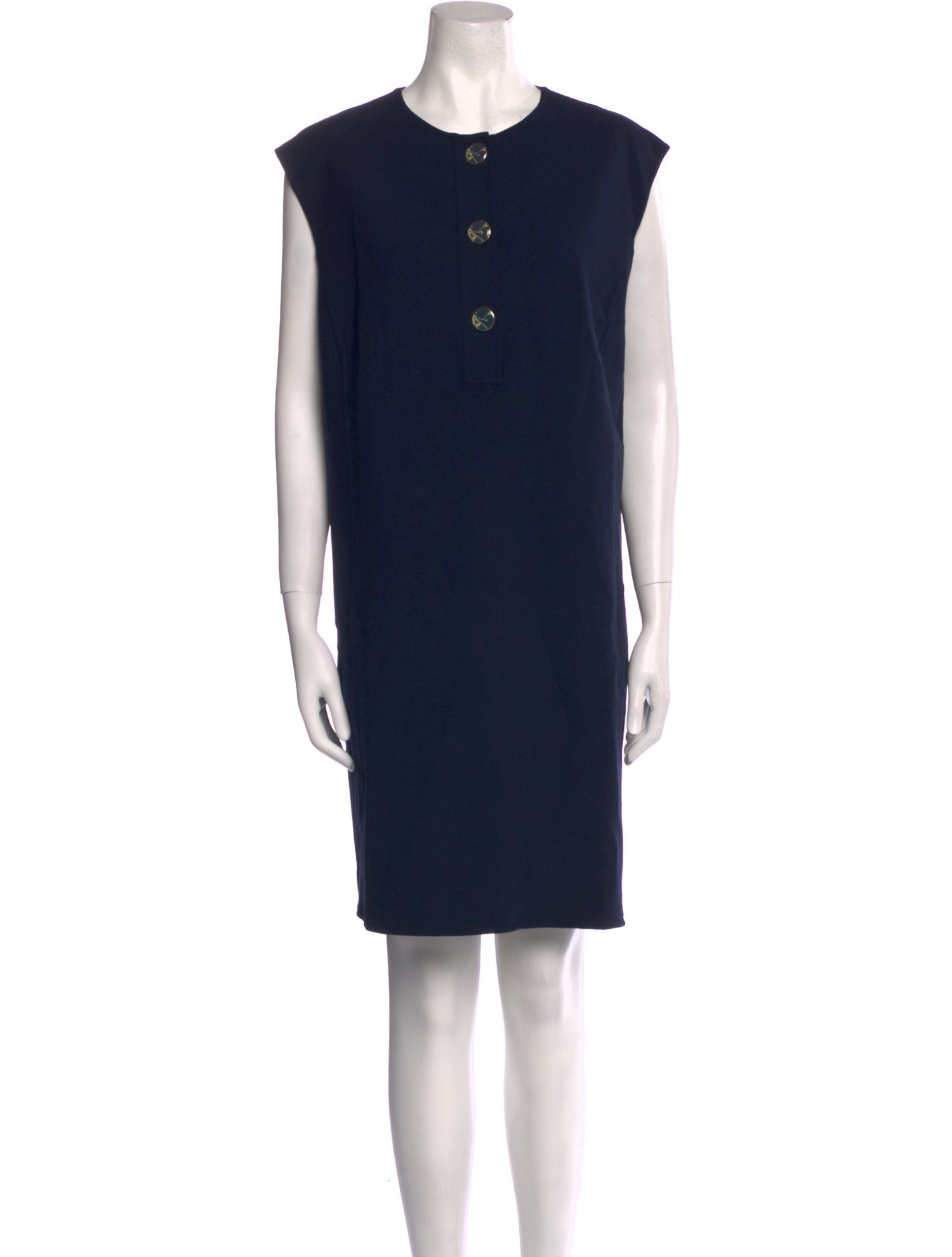 Oscar de la Renta Virgin Wool Mini Dress