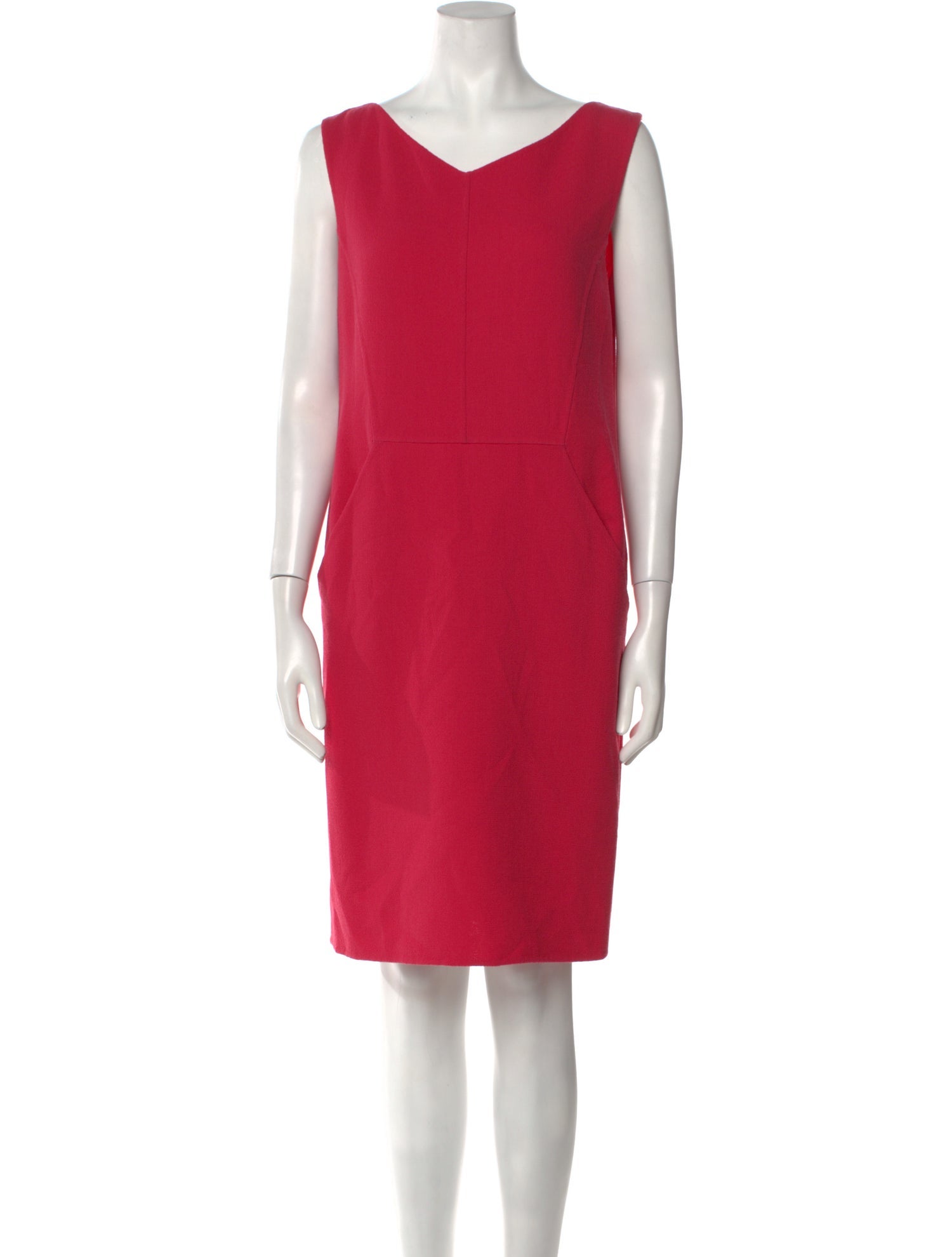 Oscar de la Renta Silk Knee-Length Dress