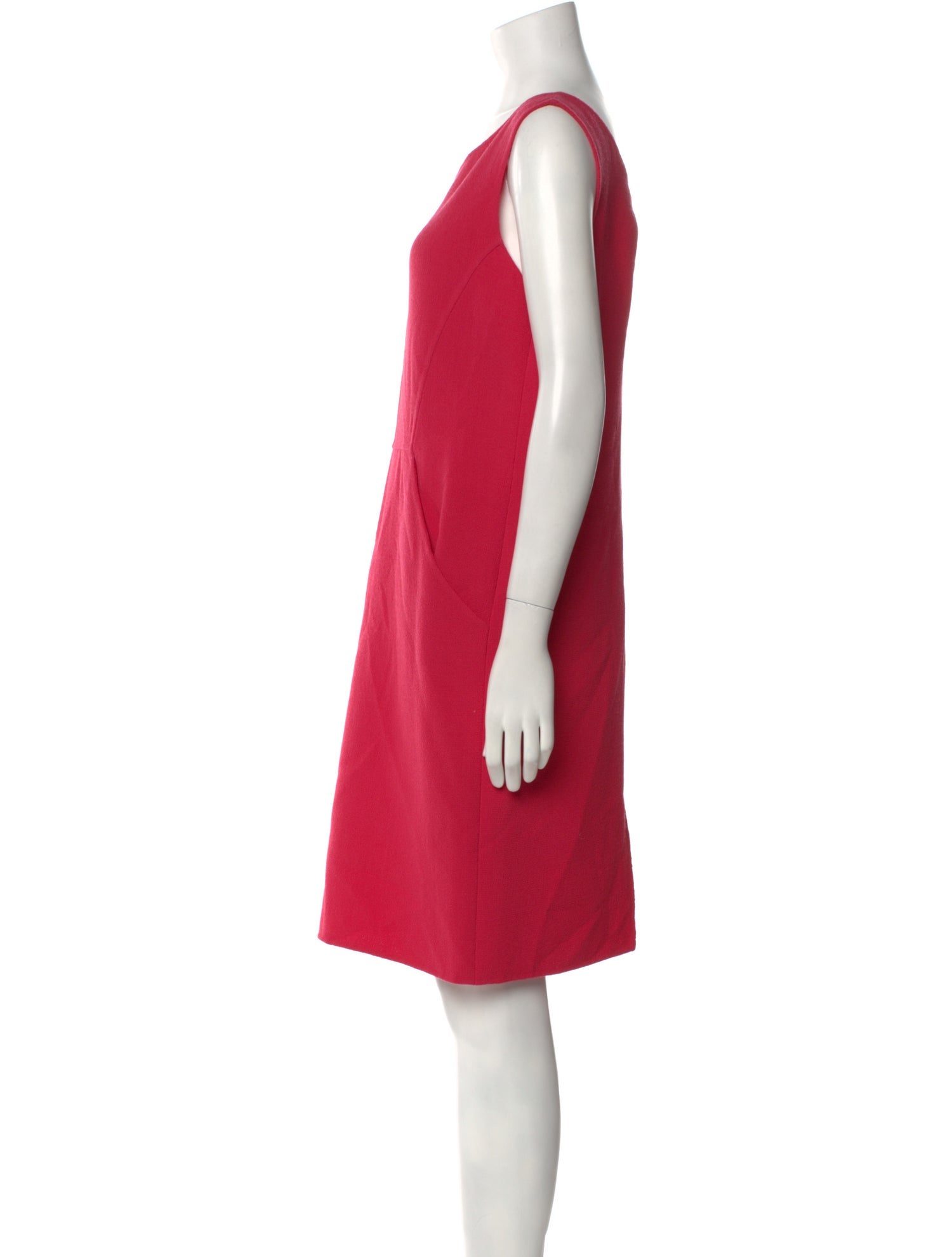Oscar de la Renta Silk Knee-Length Dress