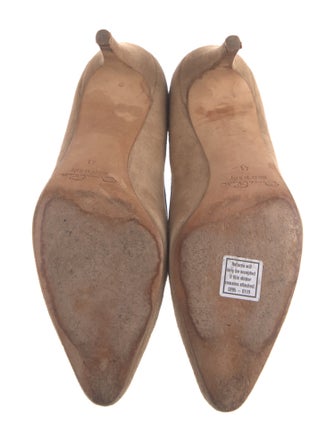 Oscar de la Renta Suede Pumps