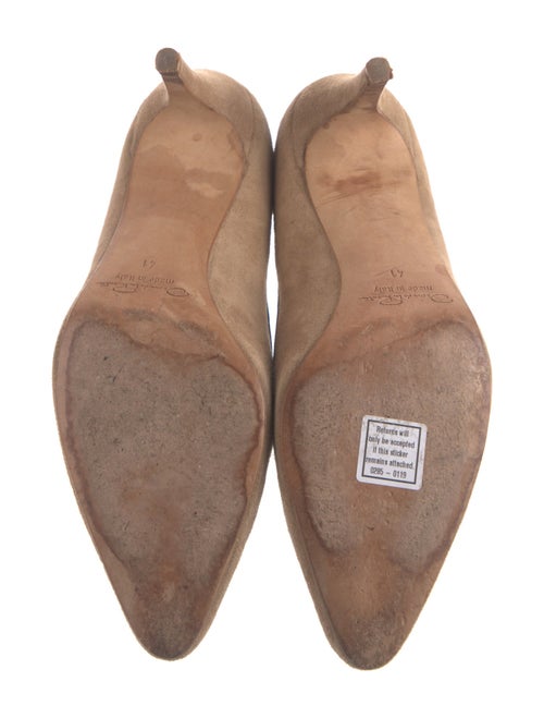 Oscar de la Renta Suede Pumps