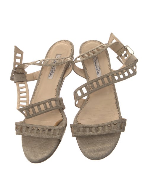 Oscar de la Renta Canvas Sandals