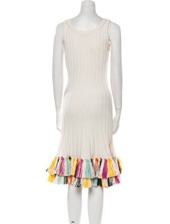 Oscar de la Renta Silk Knee-Length Dress