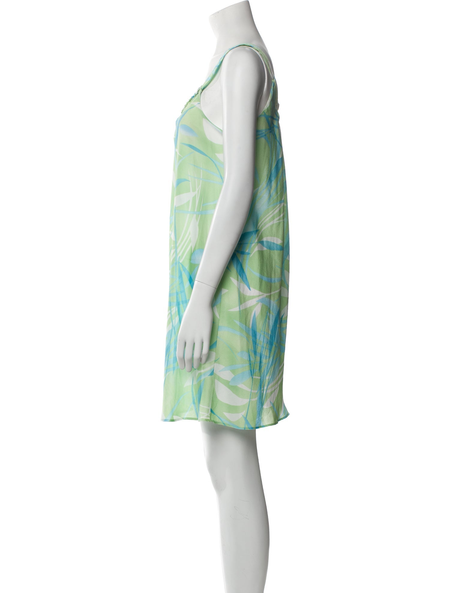 Oscar de la Renta Printed Mini Dress