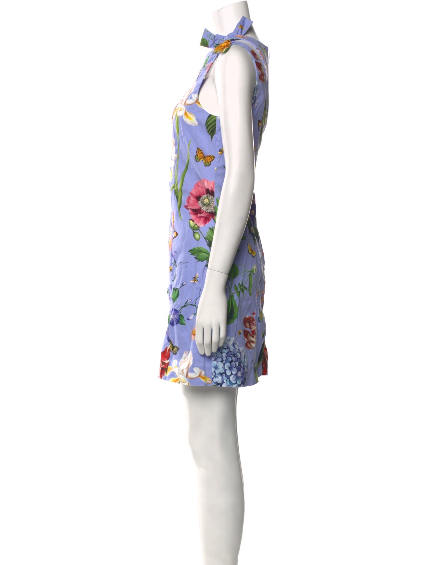 Oscar de la Renta Printed Mini Dress