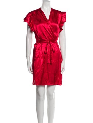 Oscar de la Renta Loungewear Pleated Accents Lounge Set S