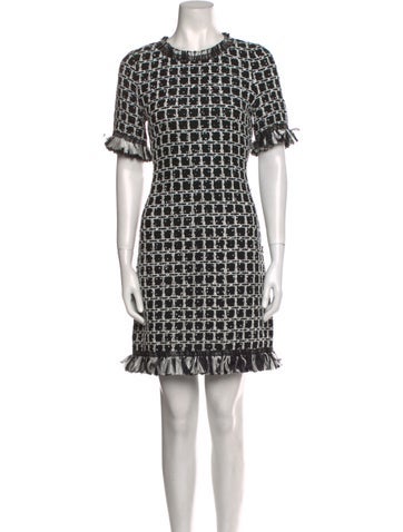 Oscar de la Renta Dresses Wool Mini Dress M