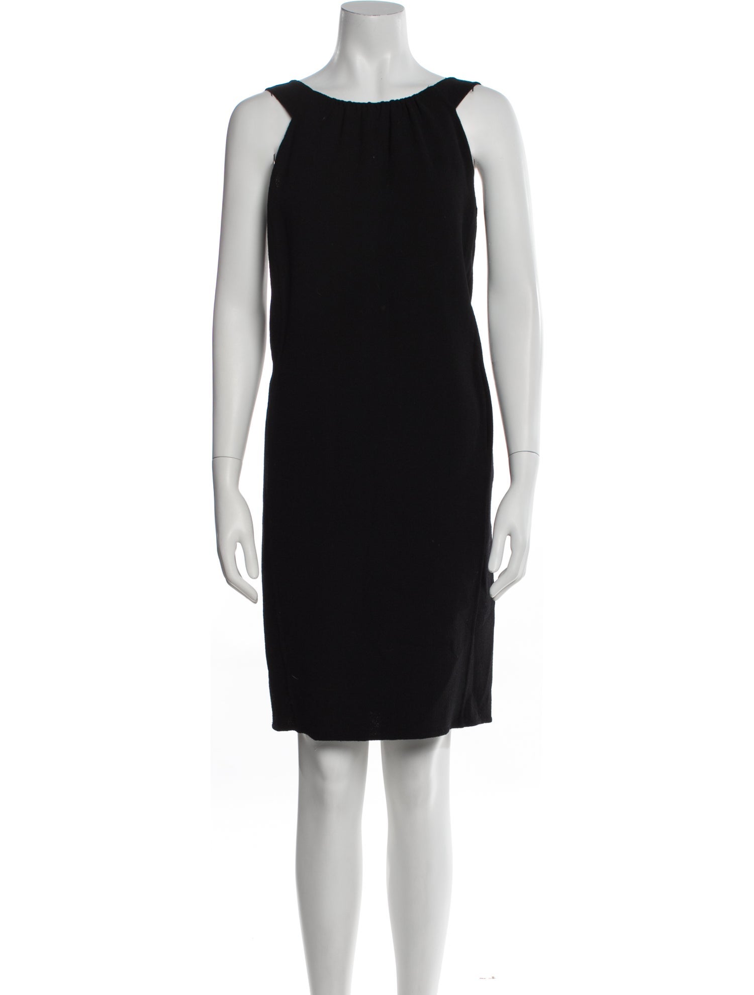 Oscar de la Renta Wool Knee-Length Dress