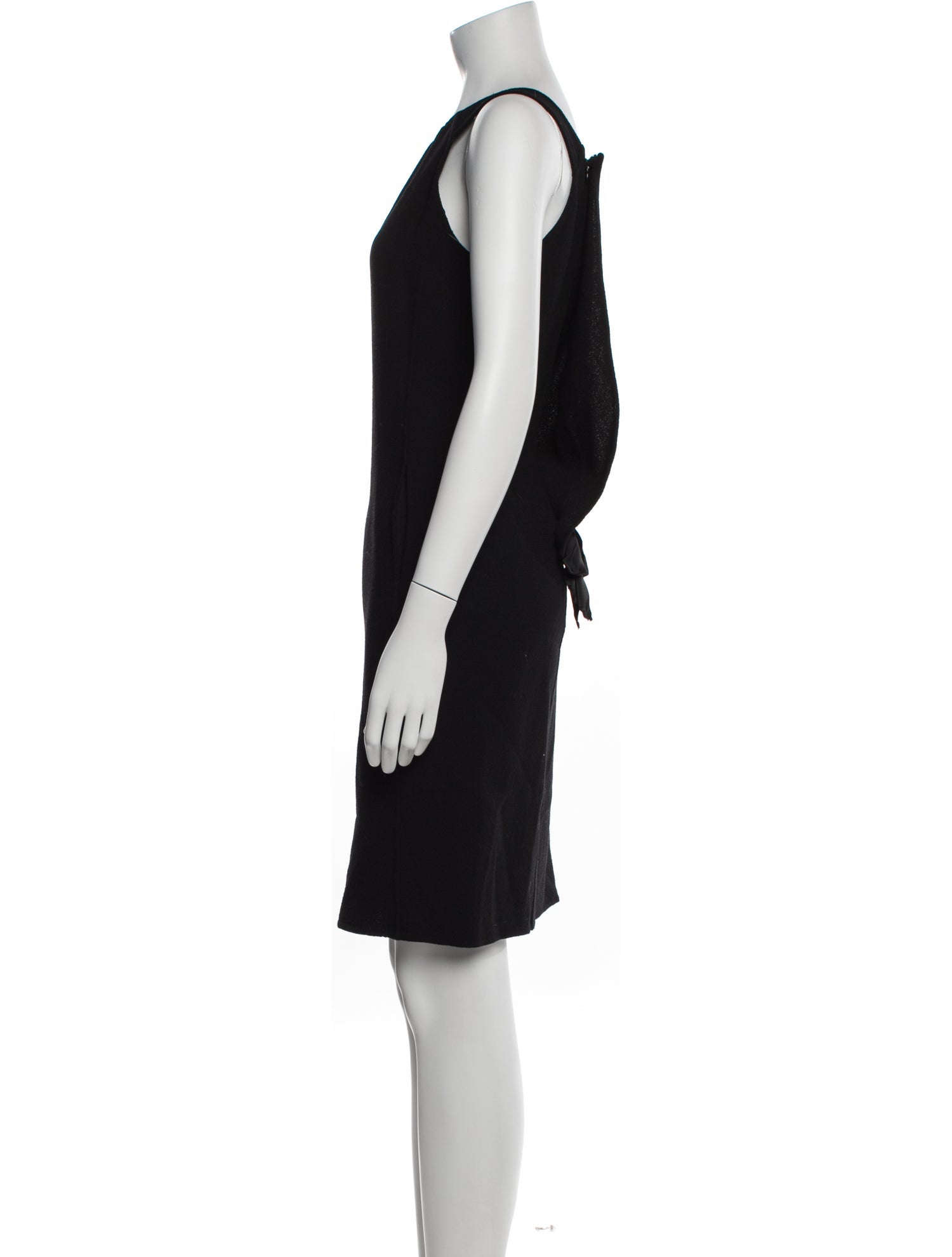 Oscar de la Renta Wool Knee-Length Dress