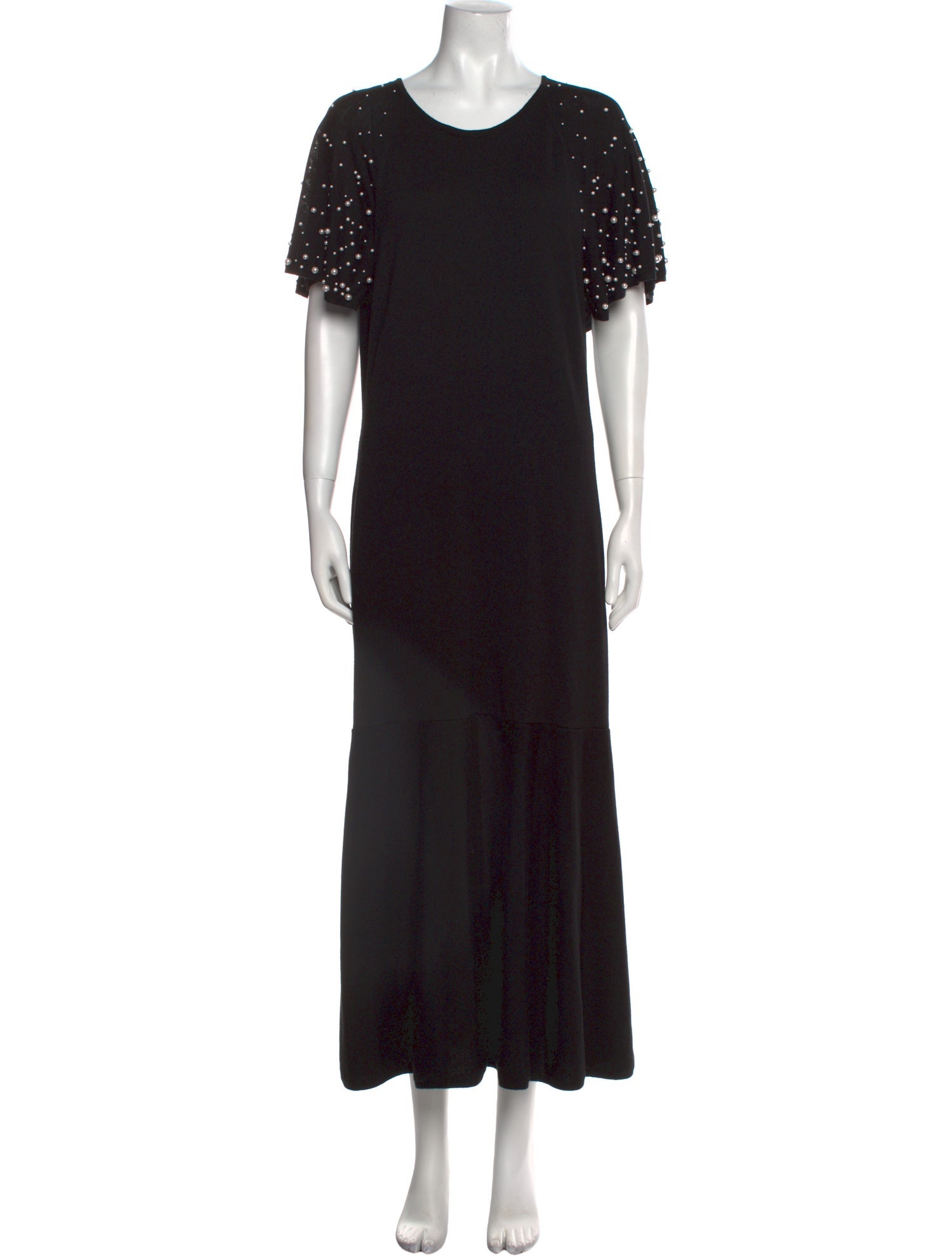 Oscar de la Renta Virgin Wool Long Dress
