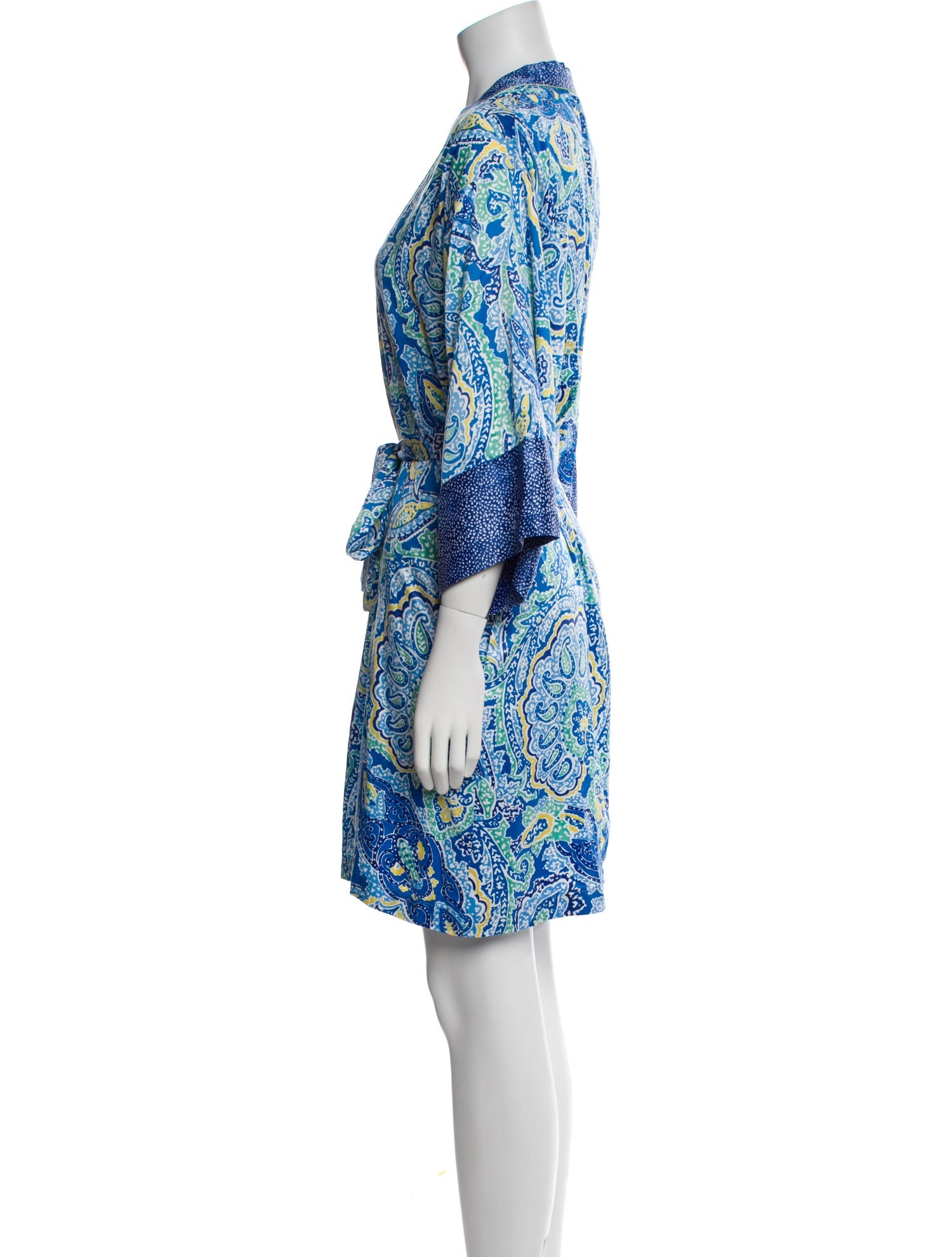 Oscar de la Renta Printed Robe