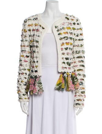 Oscar de la Renta 2023 Printed Evening Jacket