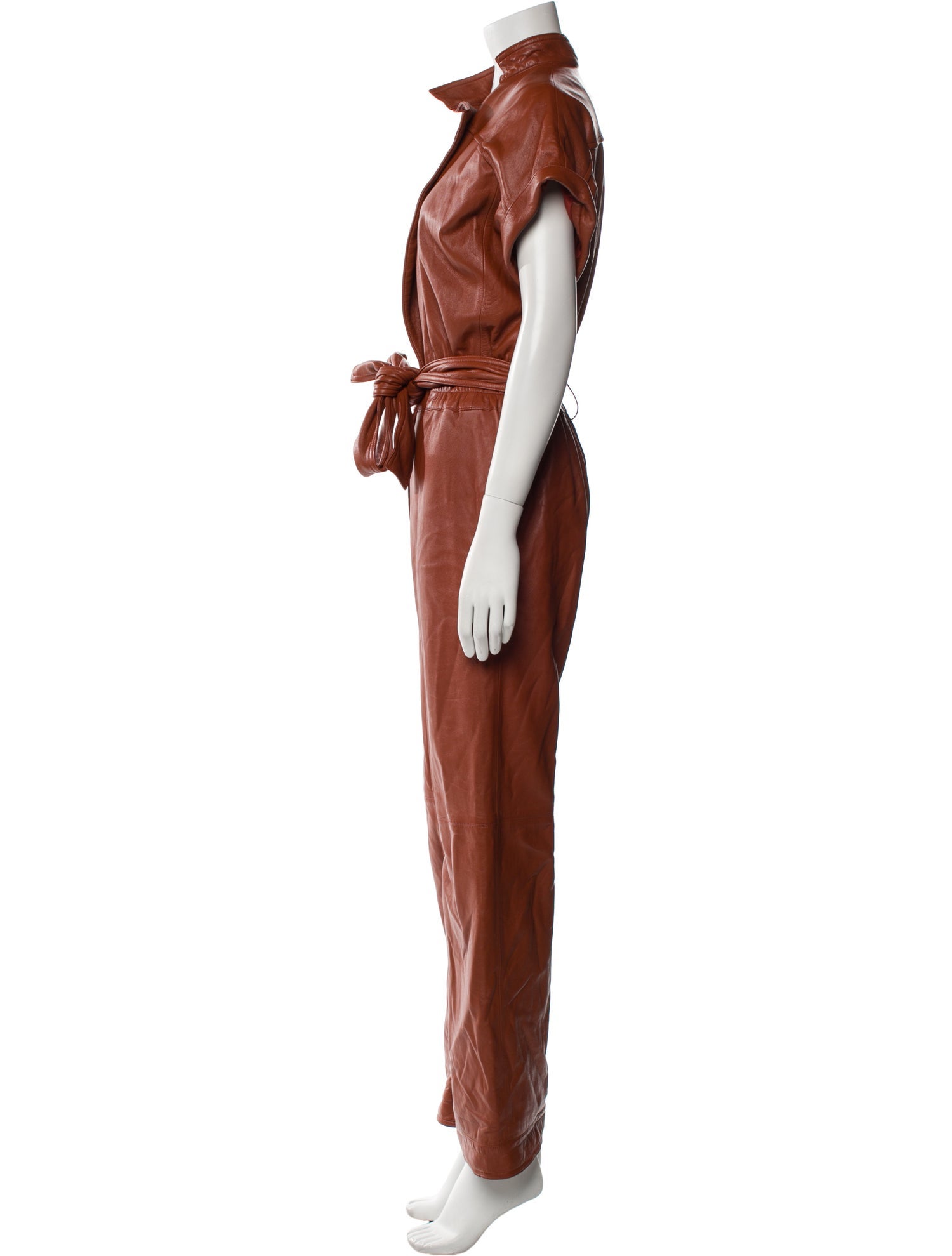 Oscar de la Renta Mock Neck Jumpsuit