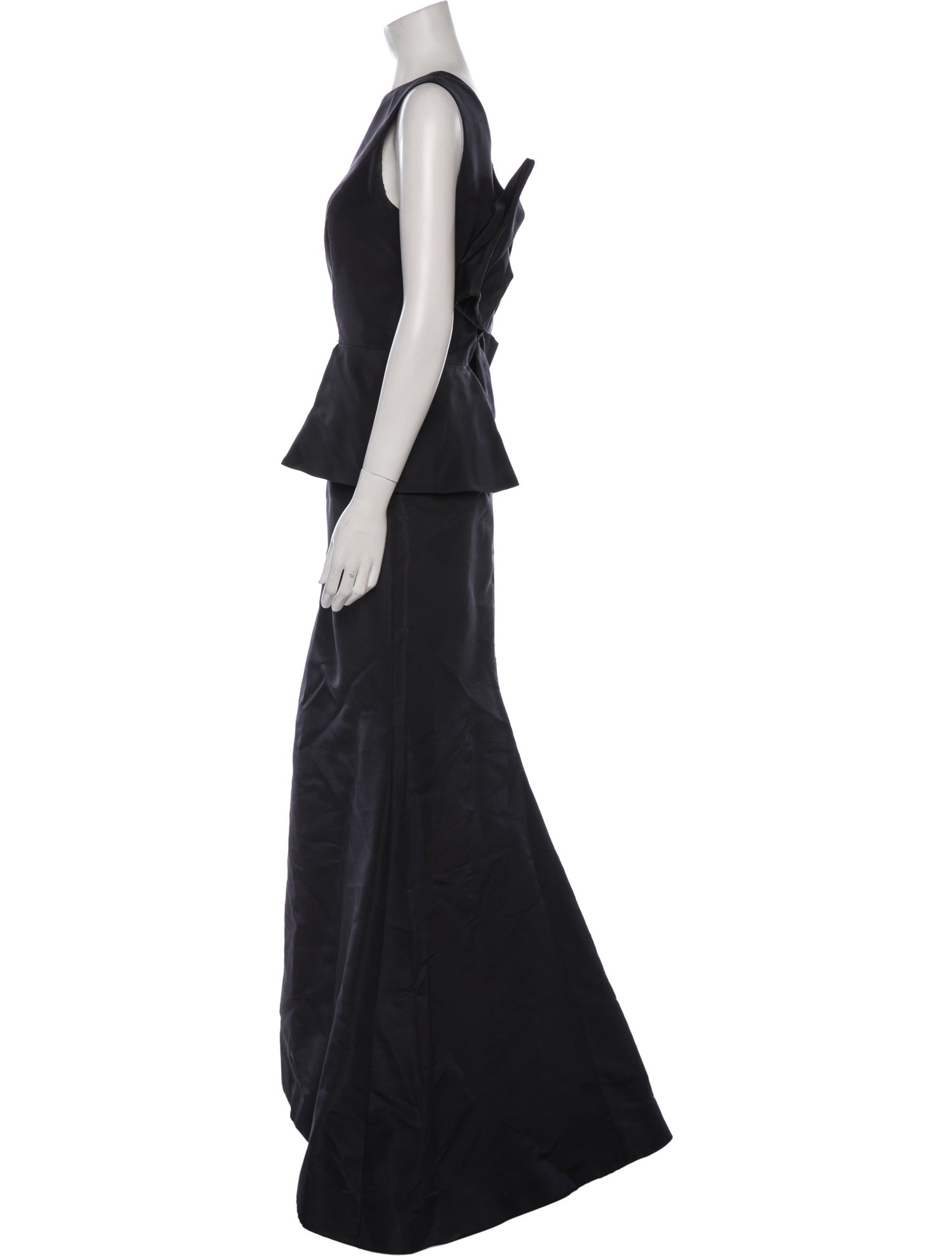 Oscar de la Renta Silk Long Dress