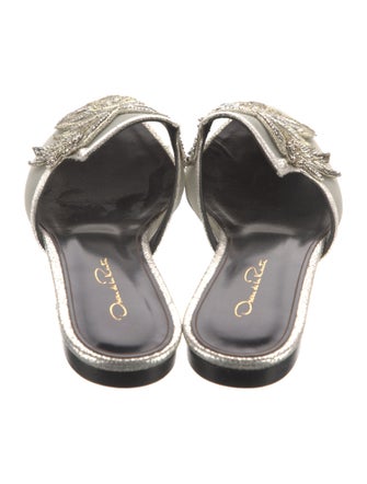 Oscar de la Renta Mesh Mules