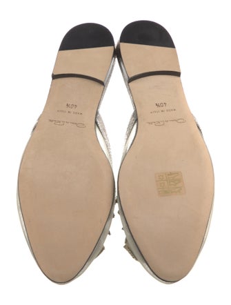 Oscar de la Renta Mesh Mules