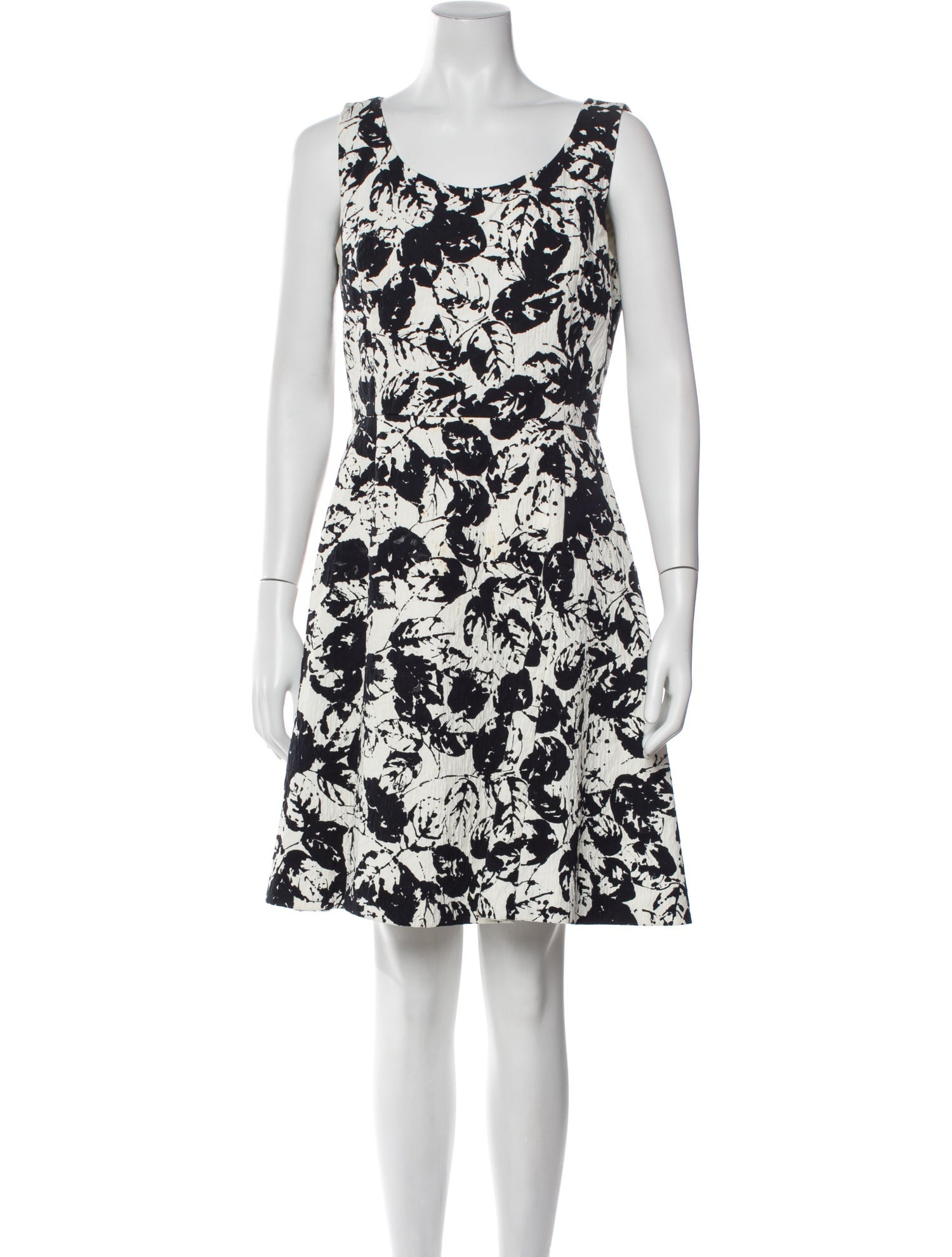 Oscar de la Renta Silk Mini Dress