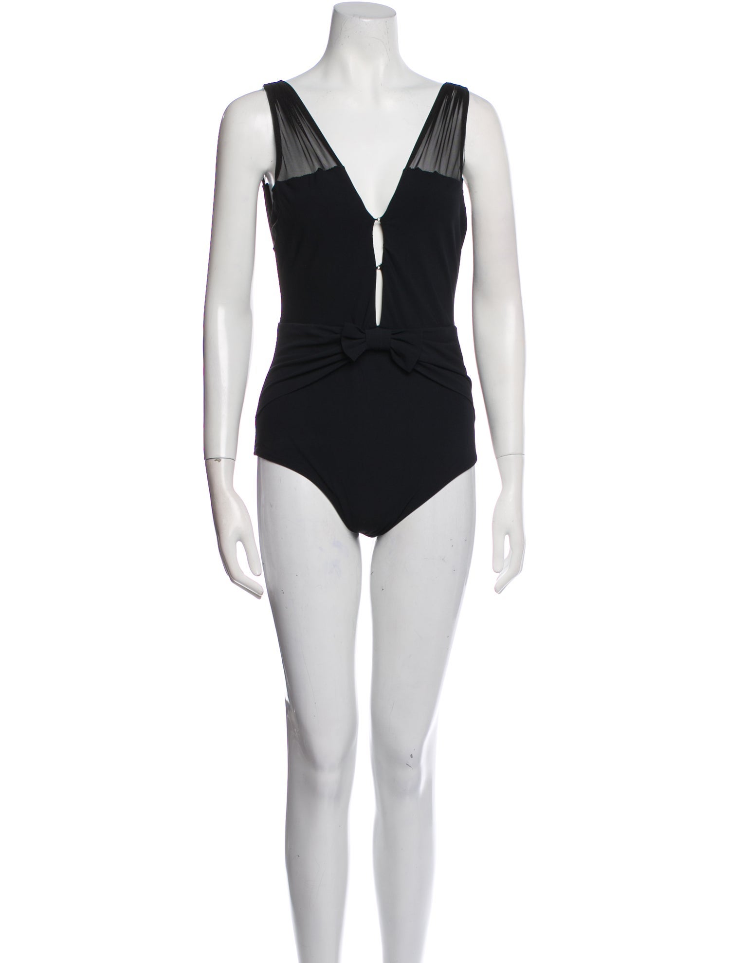 Oscar de la Renta 2011 Mesh Accents One-Piece w/ Tags