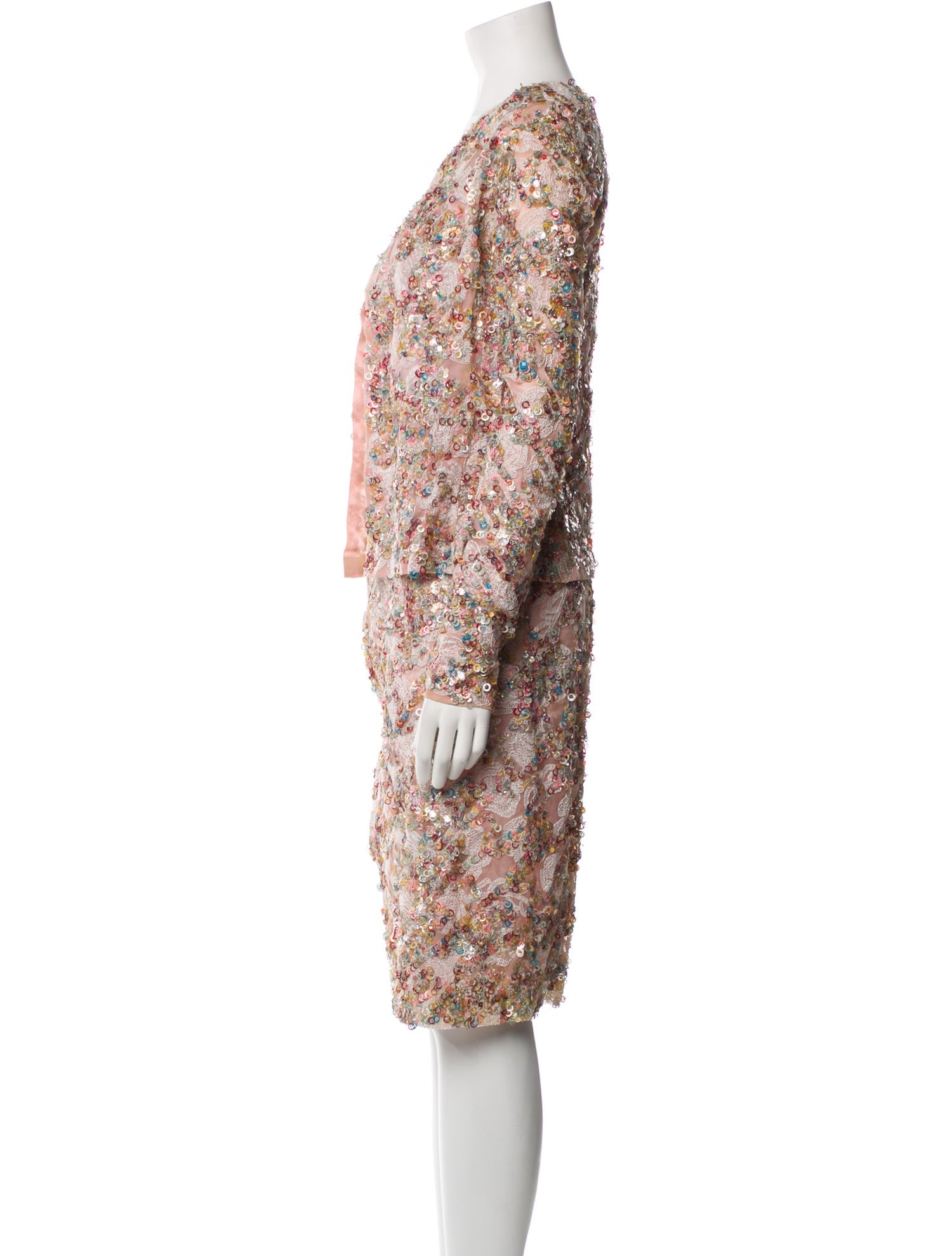 Oscar de la Renta Vintage Late 1990's - Early 2000's Skirt Suit