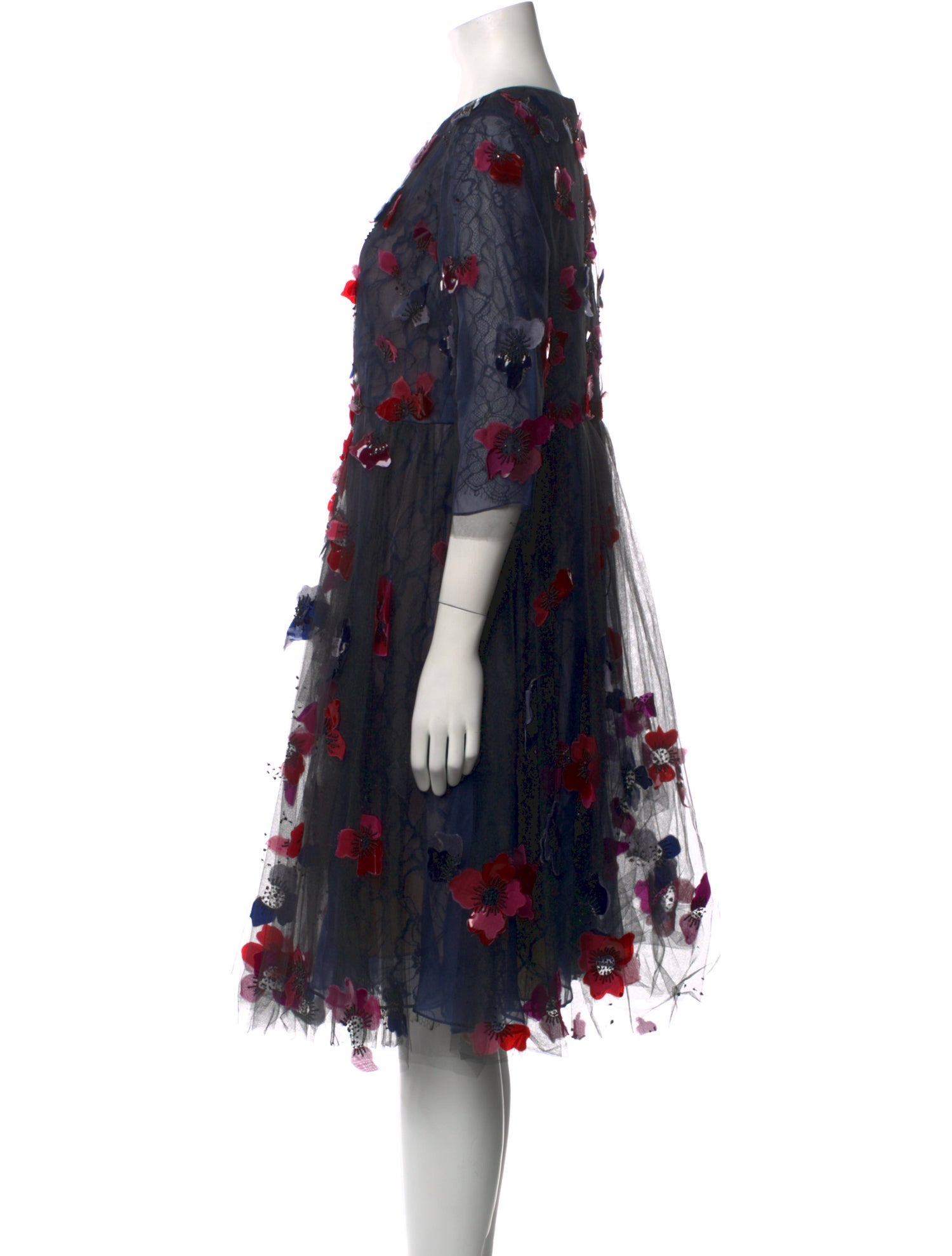 Oscar de la Renta Nylon Knee-Length Dress