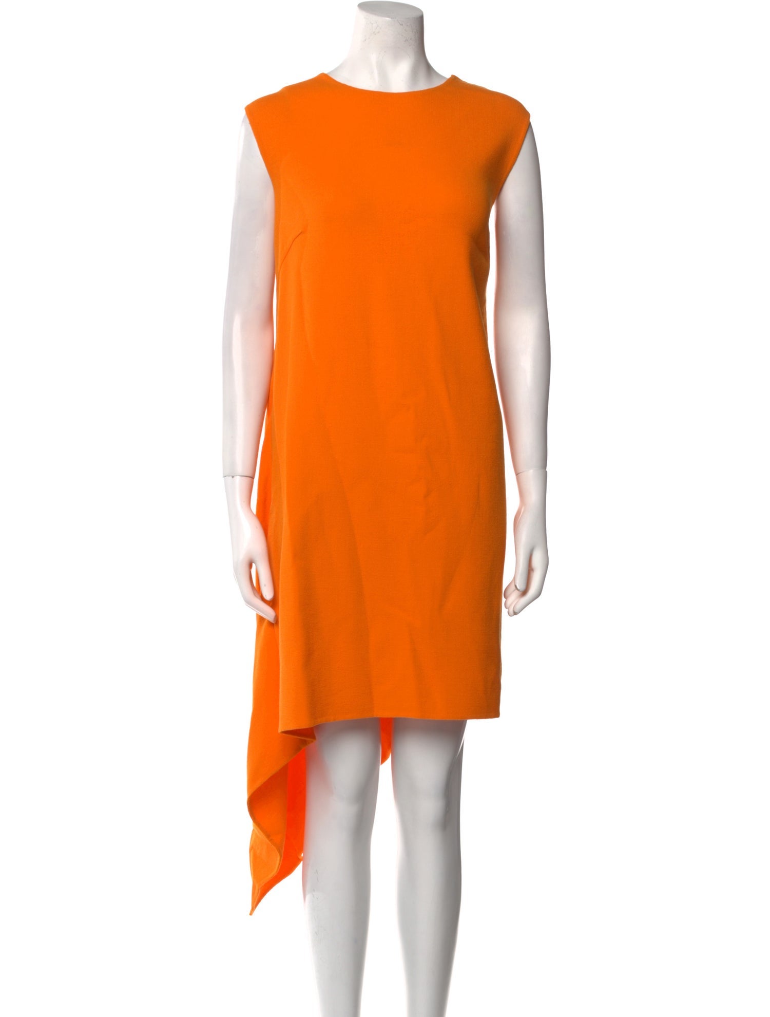 Oscar de la Renta Virgin Wool Midi Length Dress