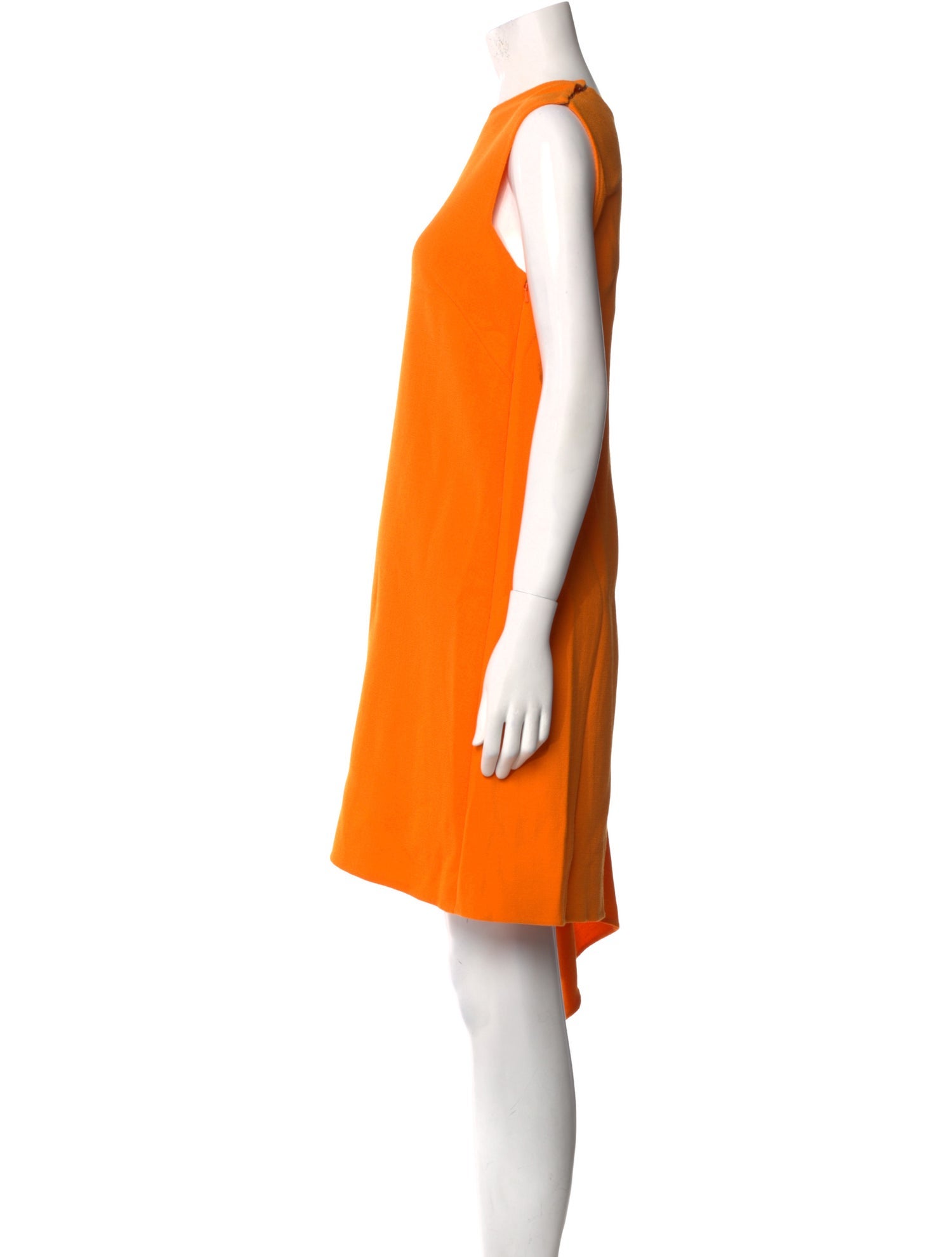 Oscar de la Renta Virgin Wool Midi Length Dress