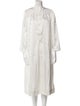 Oscar de la Renta Embroidered Accent Nightgown