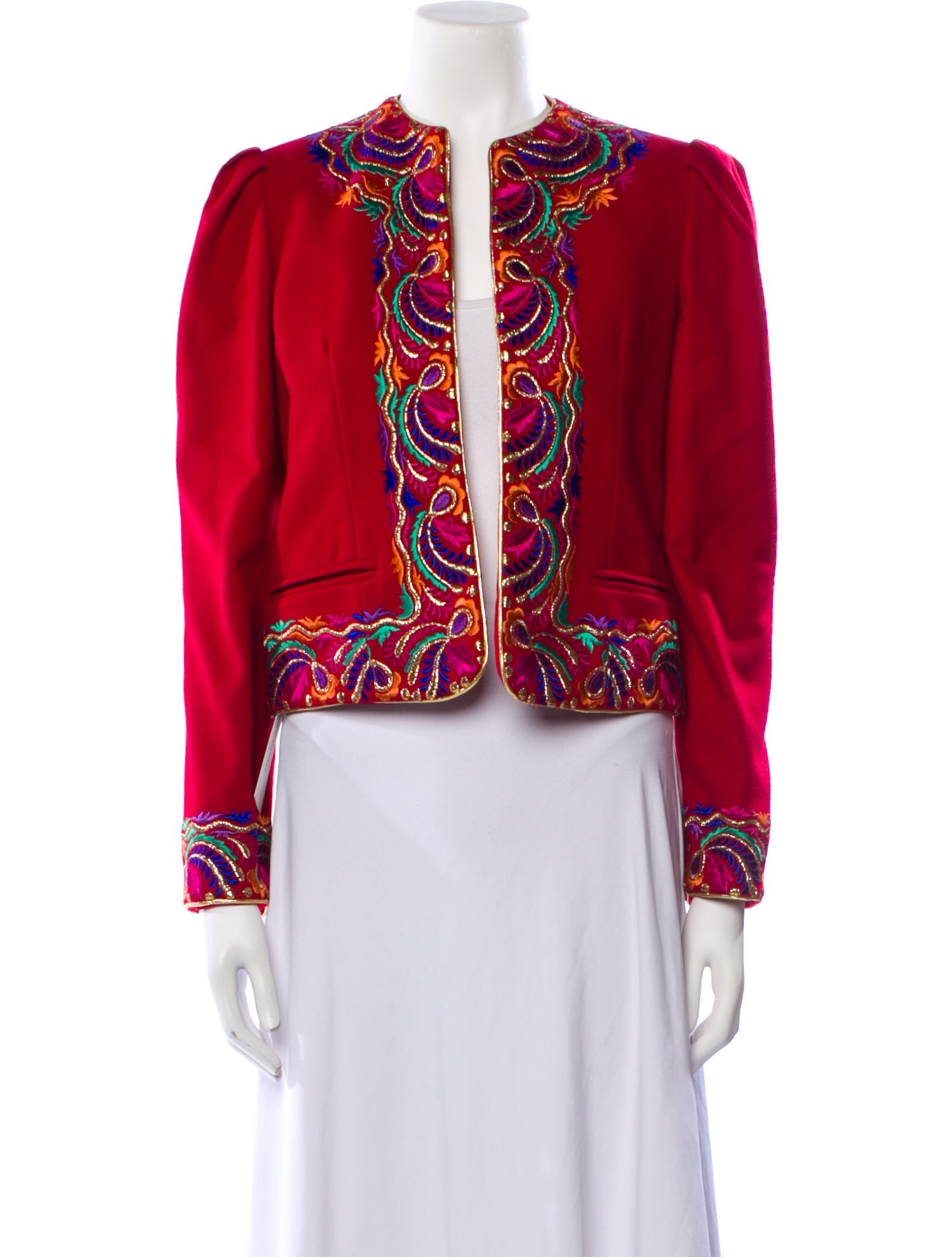 Oscar de la Renta Vintage Late 1980's - Early 1990's Evening Jacket