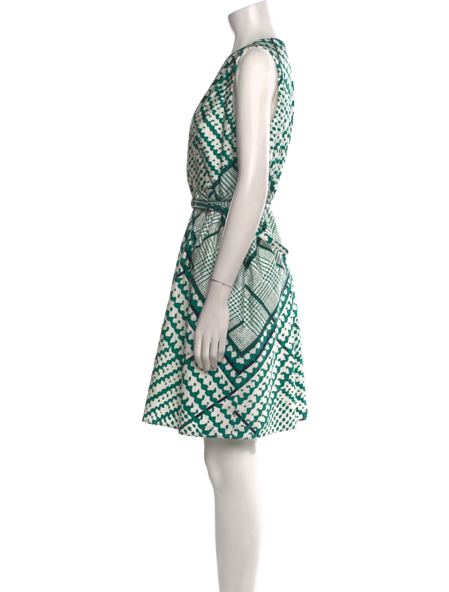 Oscar de la Renta Silk Mini Dress