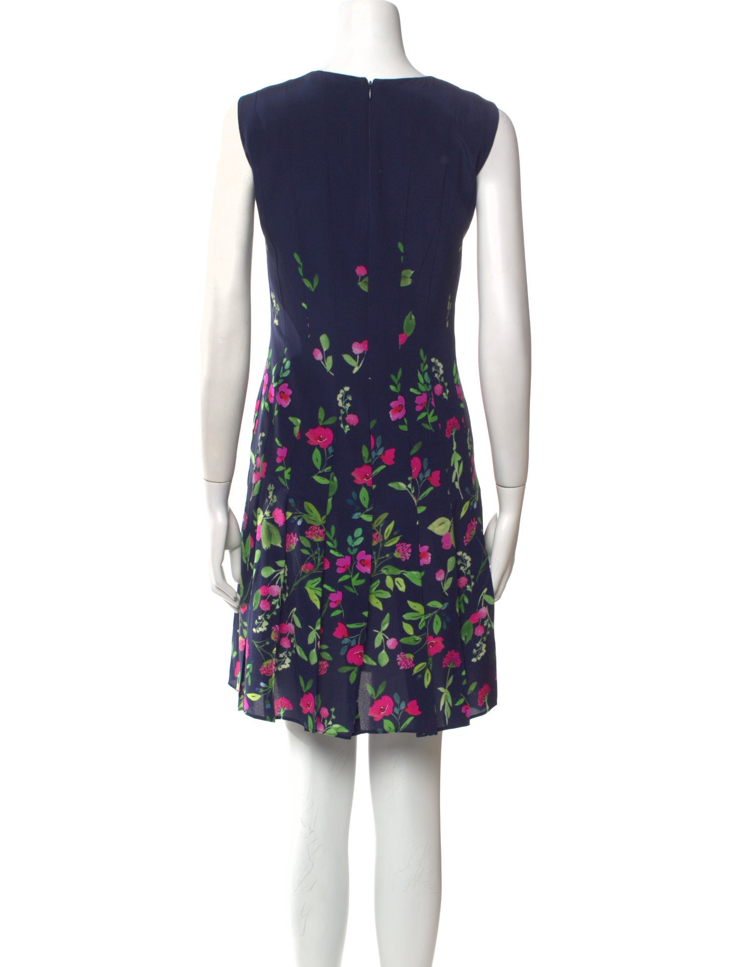 Oscar de la Renta Silk Mini Dress