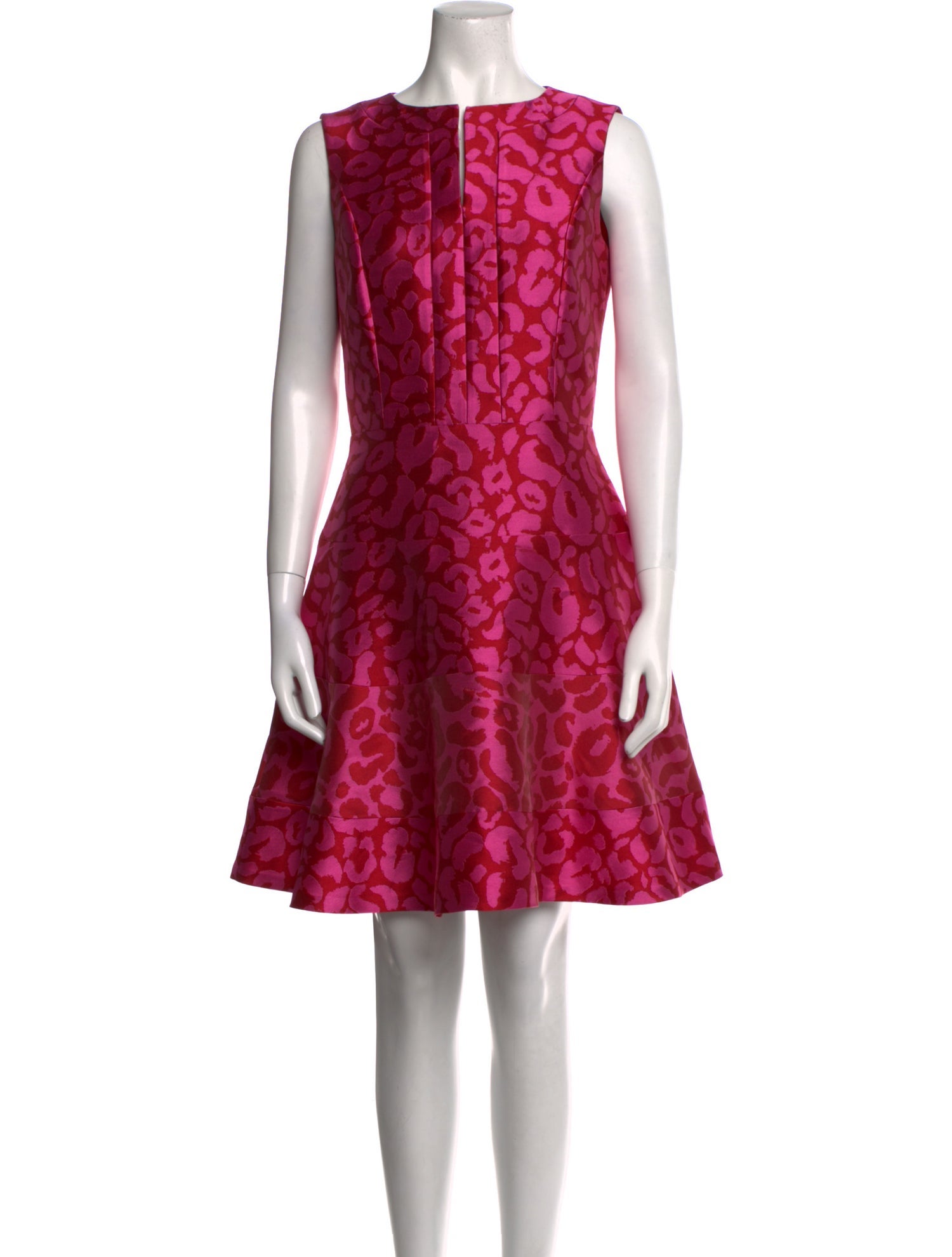 Oscar de la Renta Printed Mini Dress