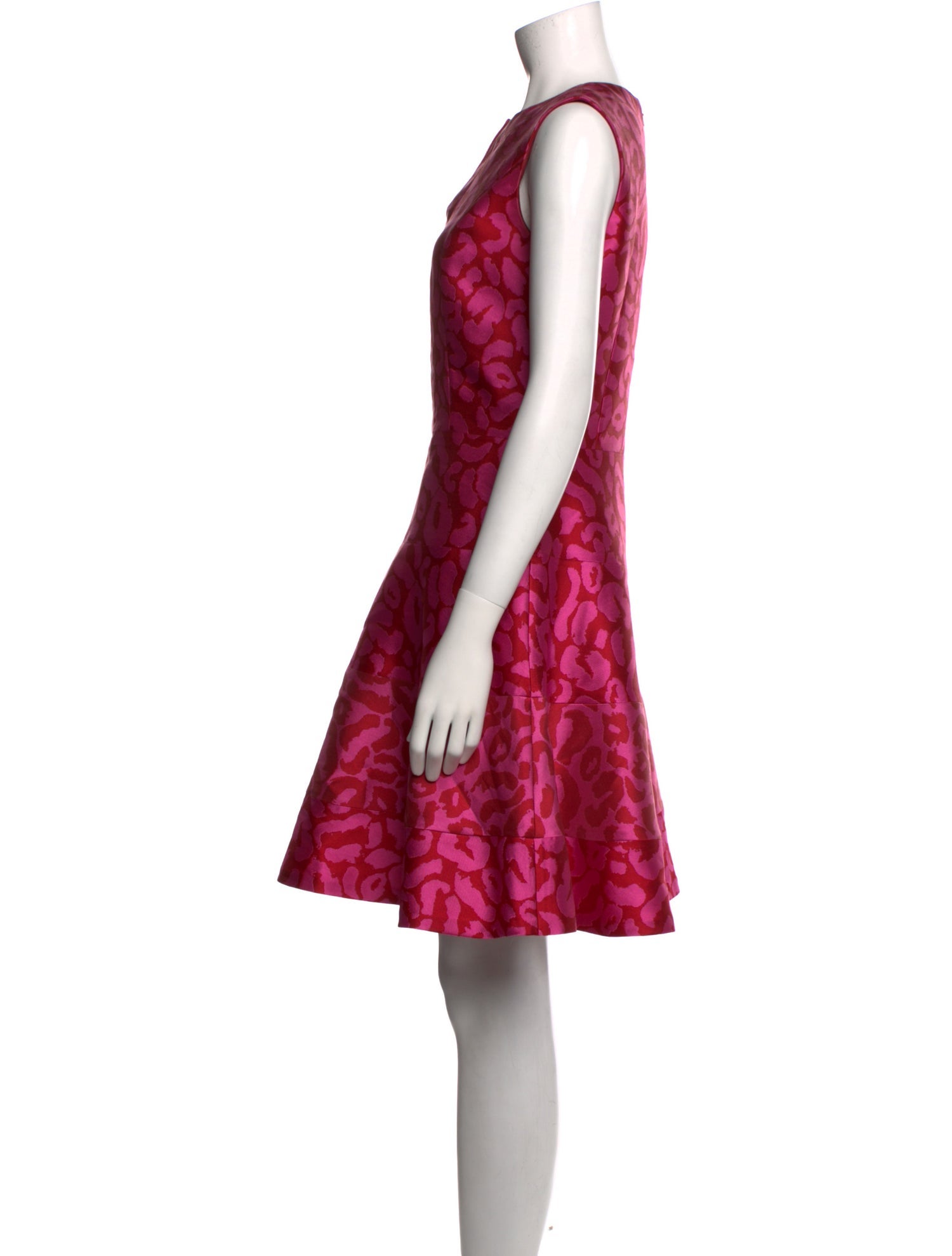 Oscar de la Renta Printed Mini Dress