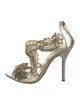 Oscar de la Renta PVC Beaded Accents D'Orsay Pumps