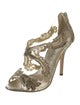 Oscar de la Renta PVC Beaded Accents D'Orsay Pumps