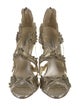 Oscar de la Renta PVC Beaded Accents D'Orsay Pumps