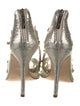Oscar de la Renta PVC Beaded Accents D'Orsay Pumps