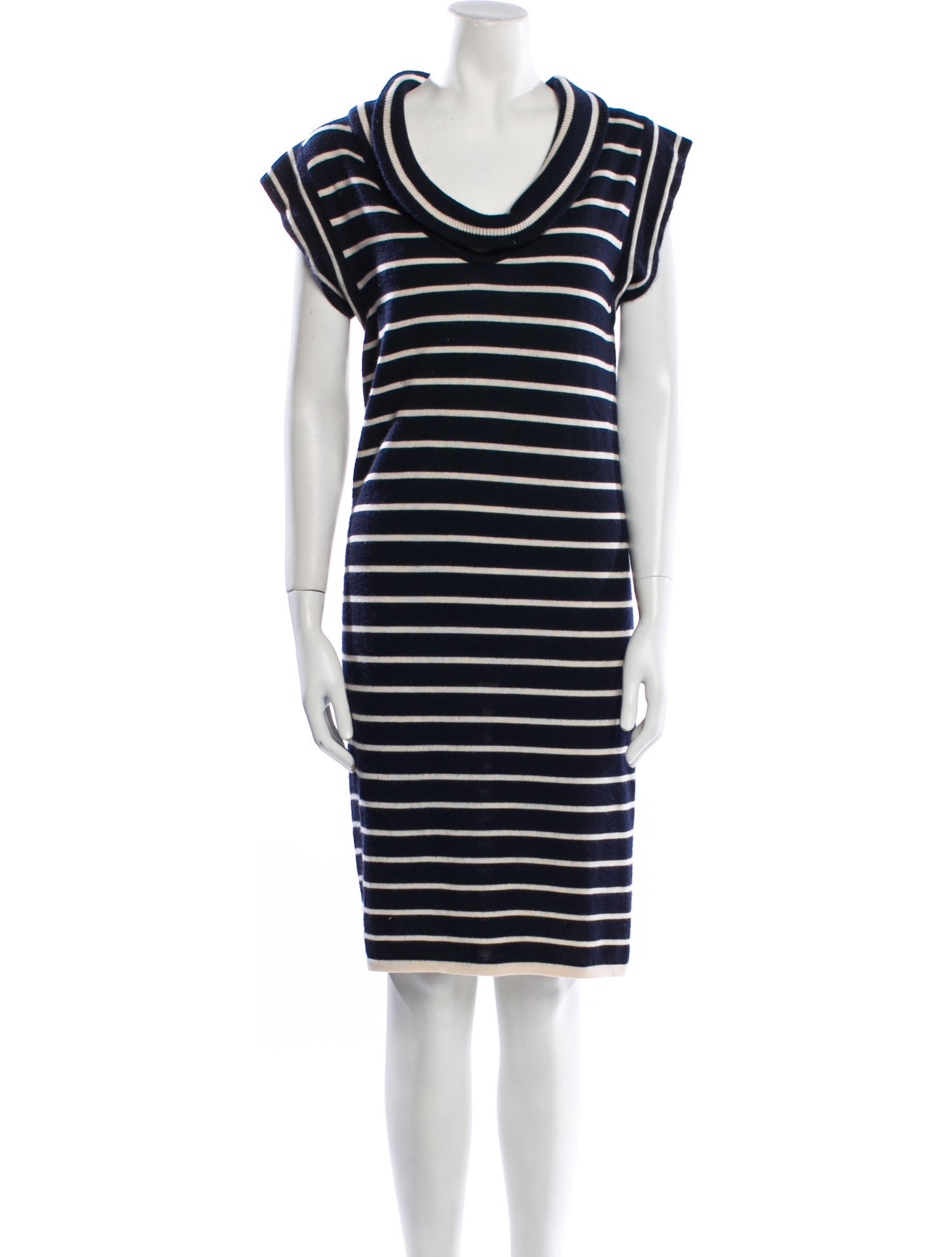 Oscar de la Renta Cashmere Knee-Length Dress