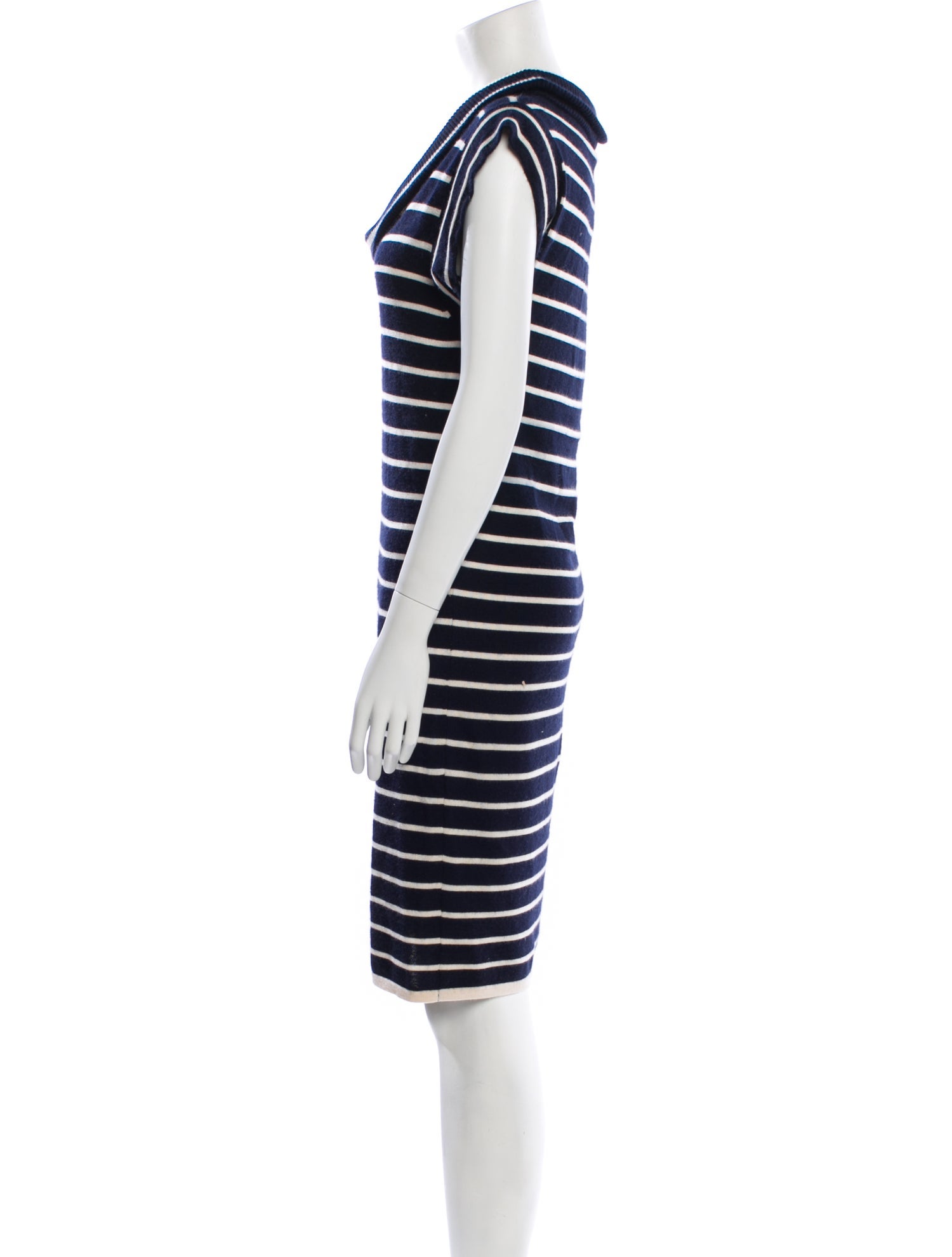 Oscar de la Renta Cashmere Knee-Length Dress