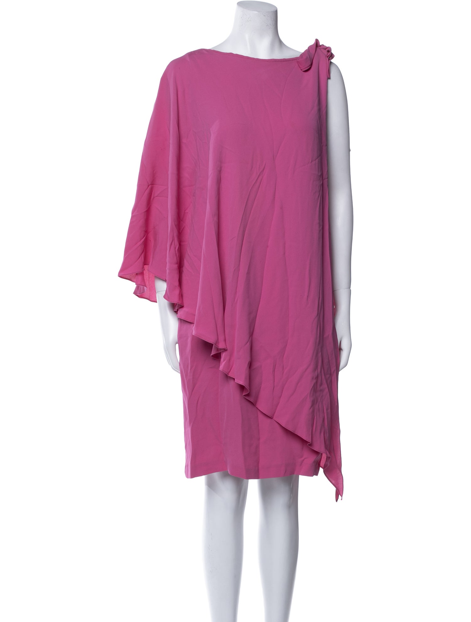 Oscar de la Renta Silk Knee-Length Dress