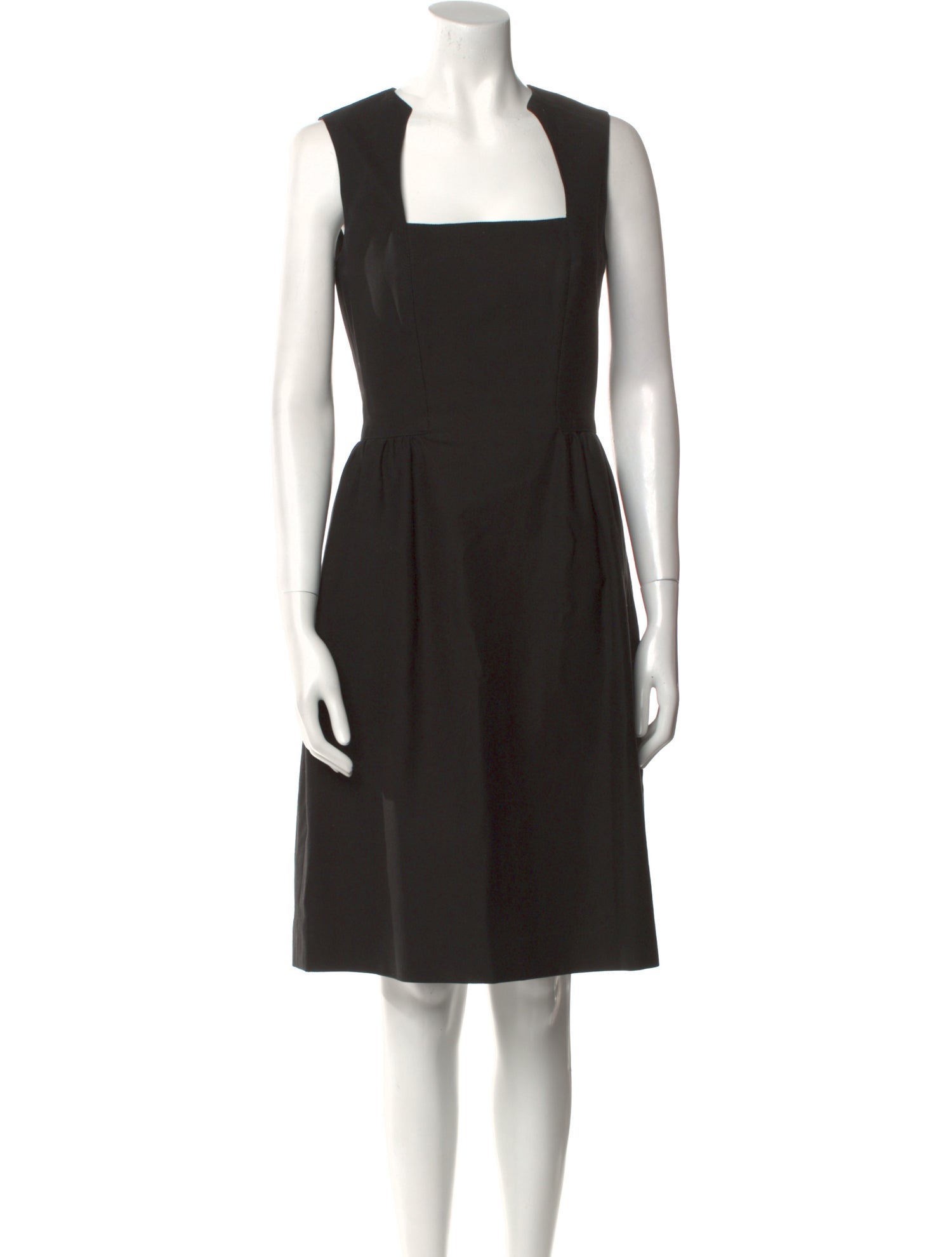 Oscar de la Renta Wool Knee-Length Dress