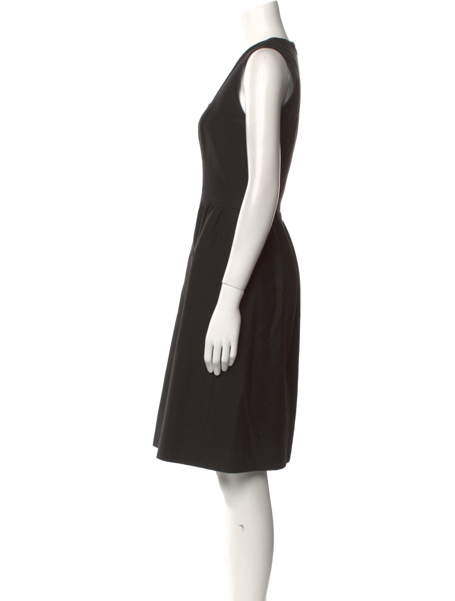 Oscar de la Renta Wool Knee-Length Dress