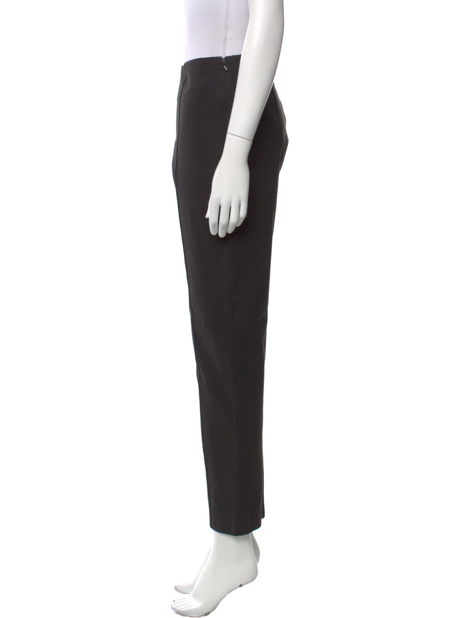 Oscar de la Renta Wool Straight Leg Pants