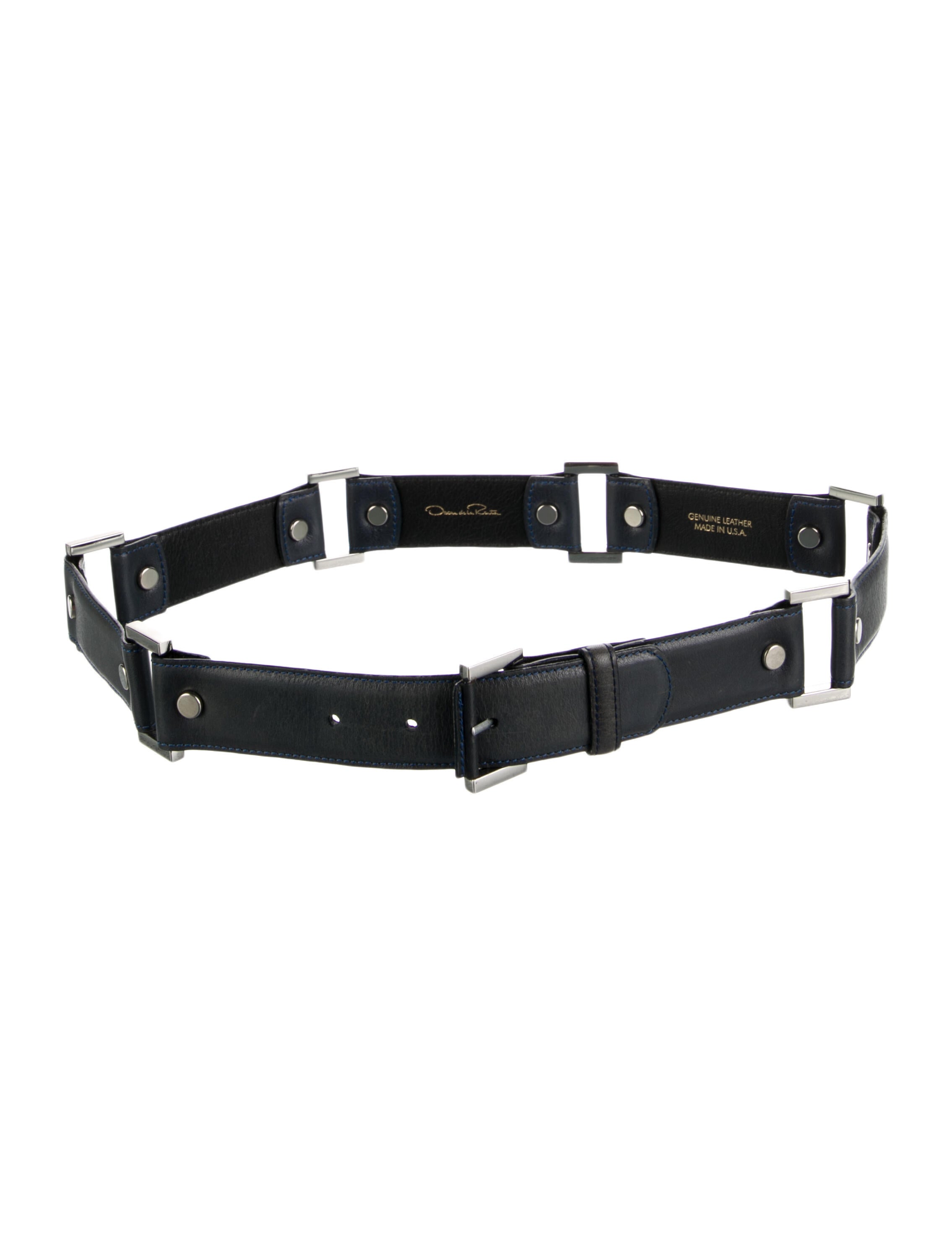 Oscar de la Renta Leather Waist Belt