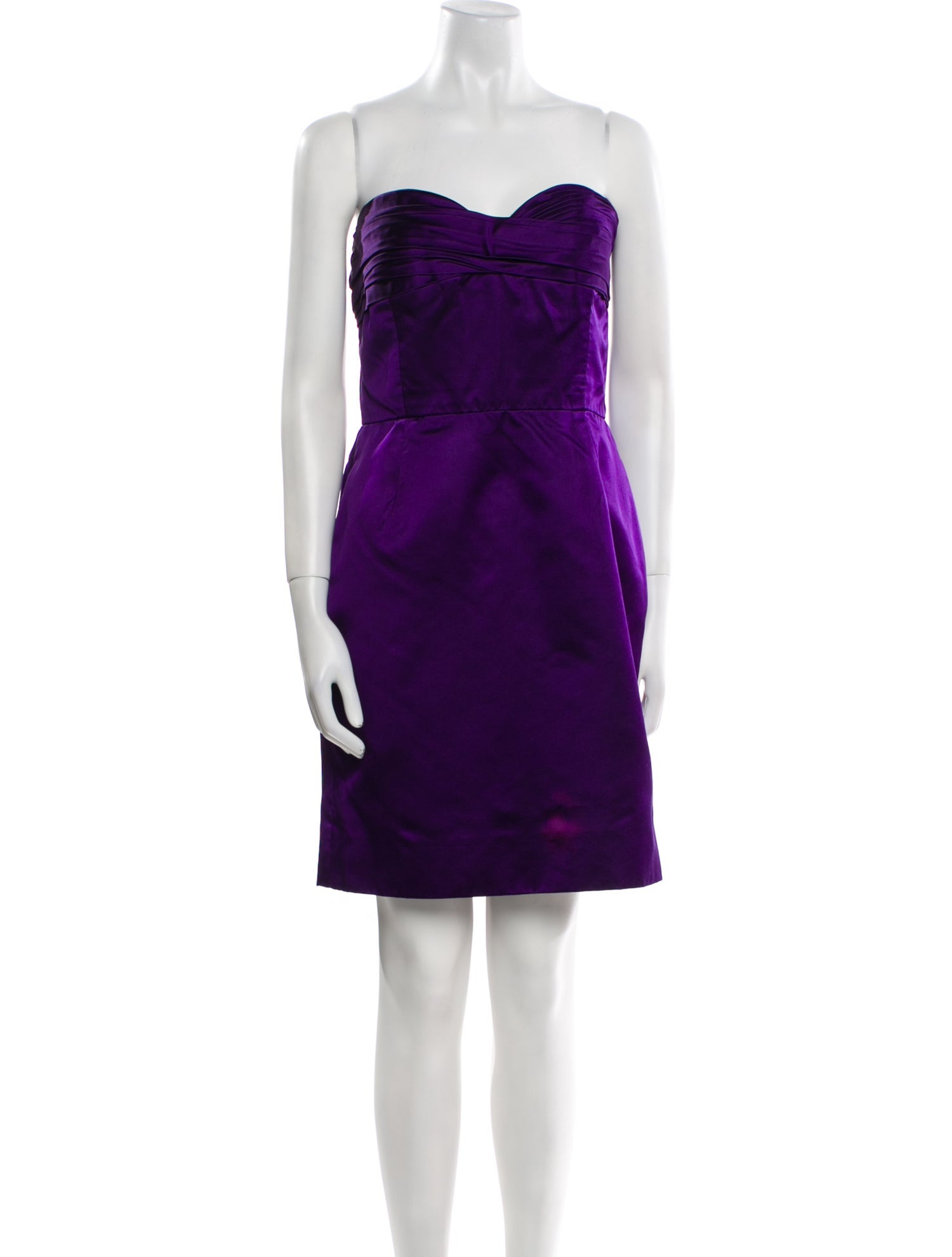 Oscar de la Renta Strapless Mini Dress