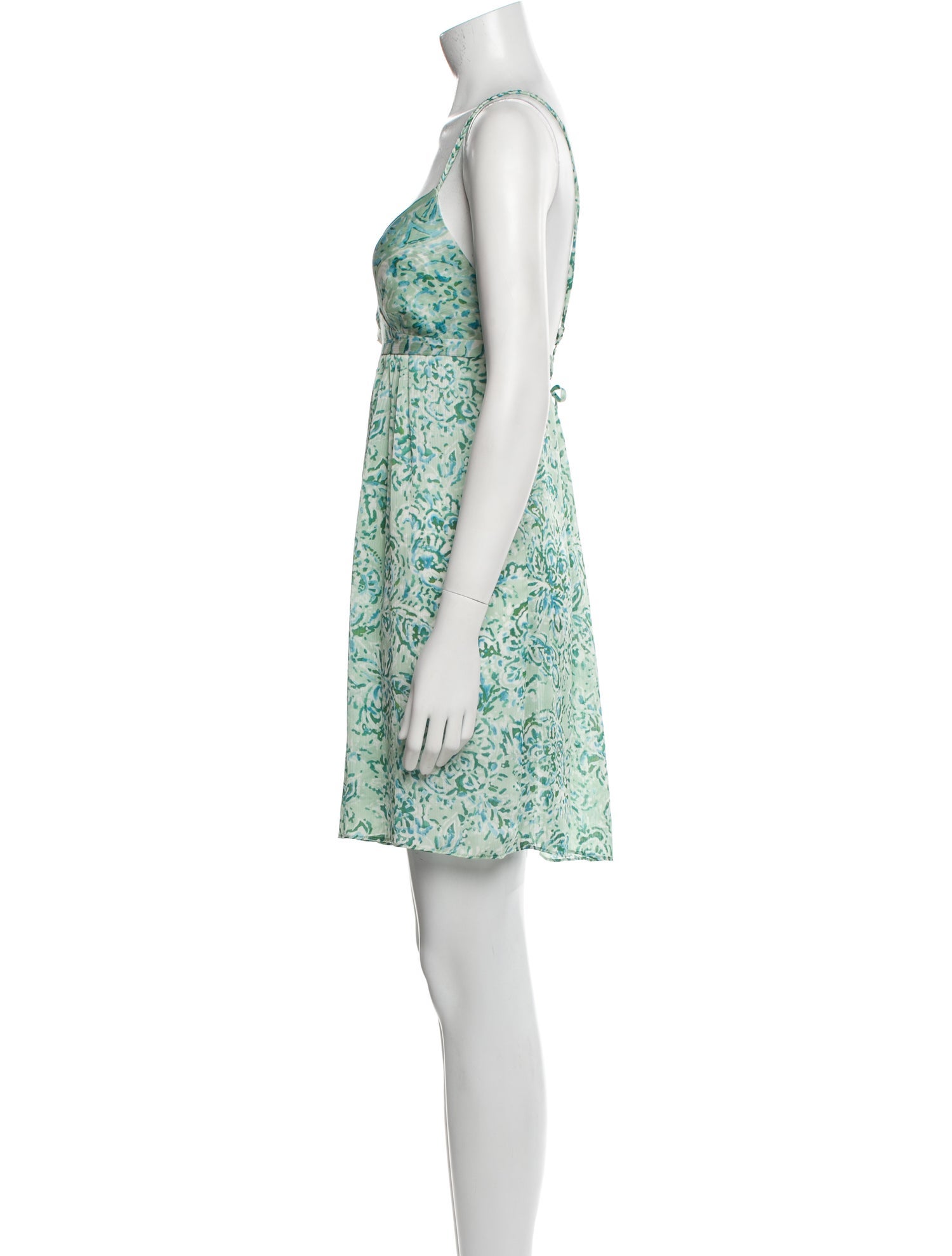 Oscar de la Renta Printed Mini Dress