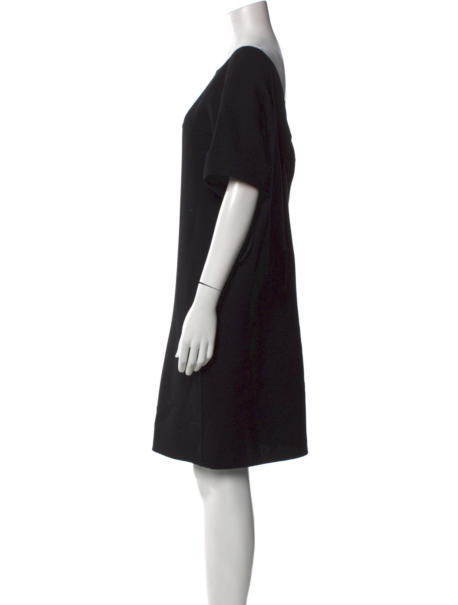 Oscar de la Renta Wool Knee-Length Dress