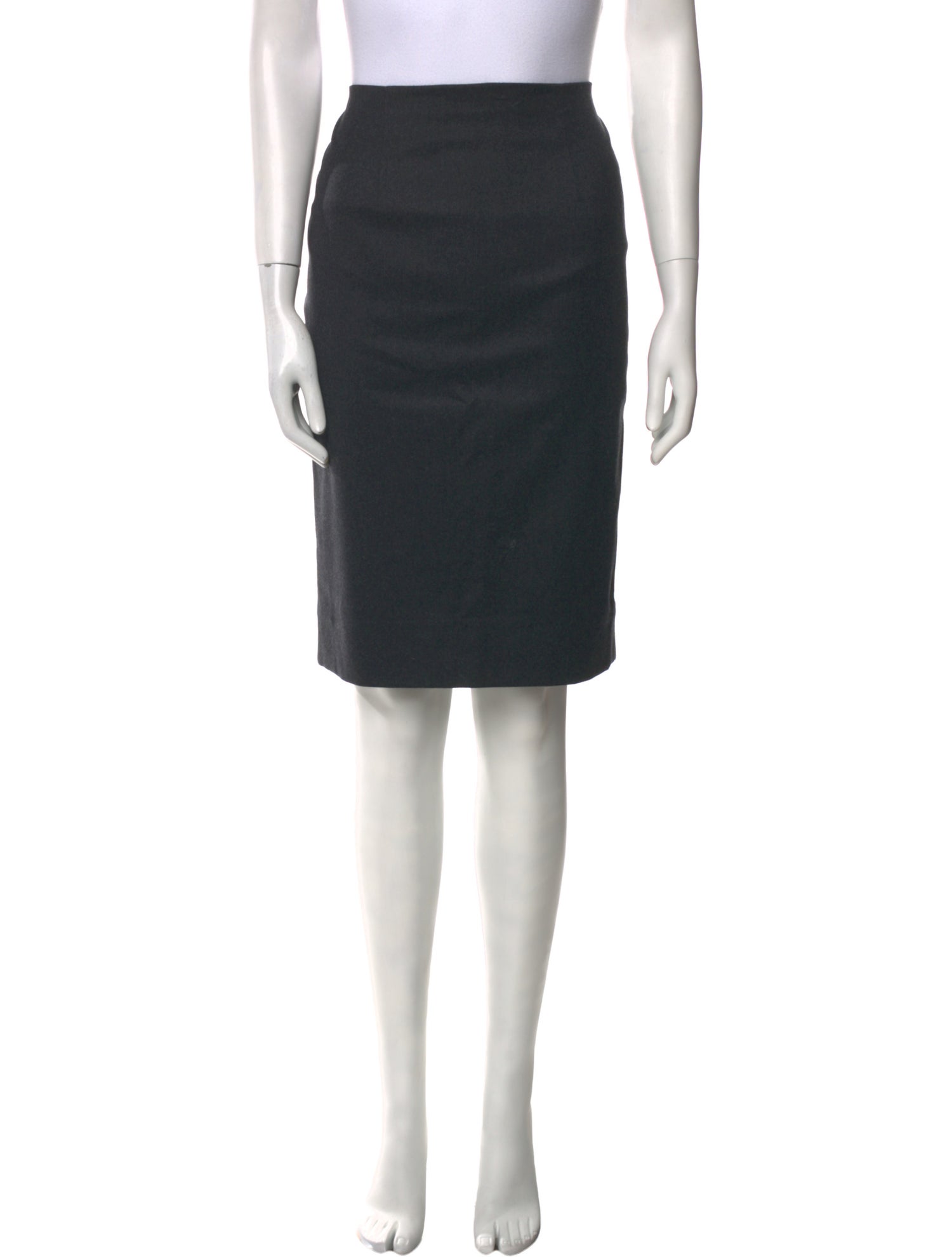 Oscar de la Renta Wool Knee-Length Skirt