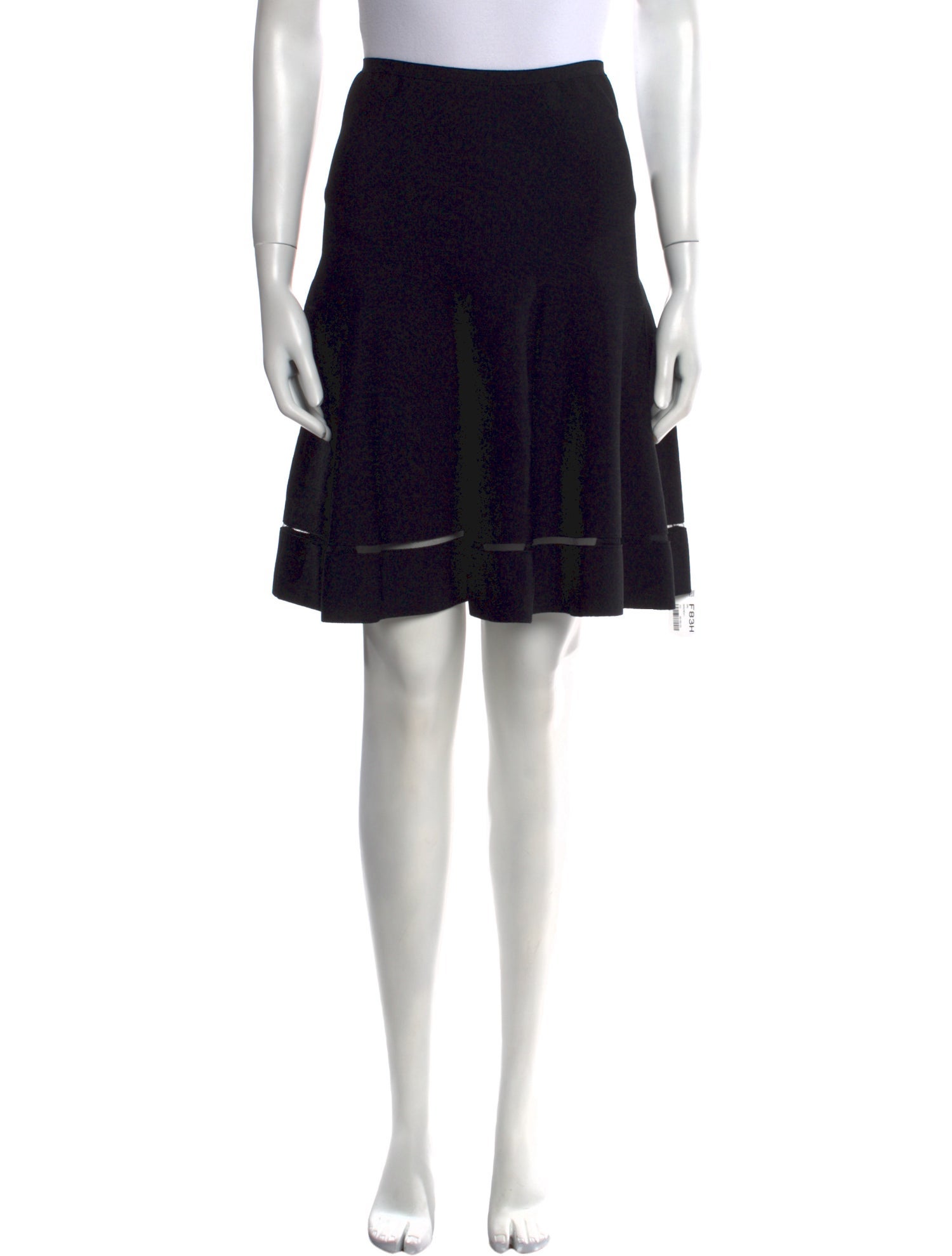 Oscar de la Renta Wool Knee-Length Skirt