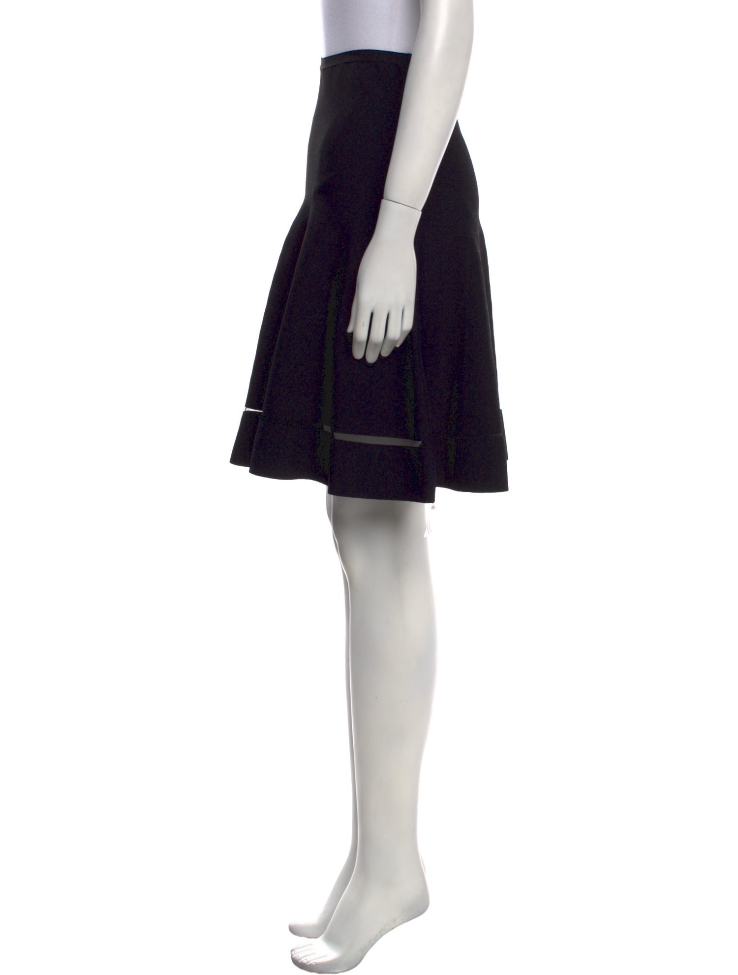 Oscar de la Renta Wool Knee-Length Skirt