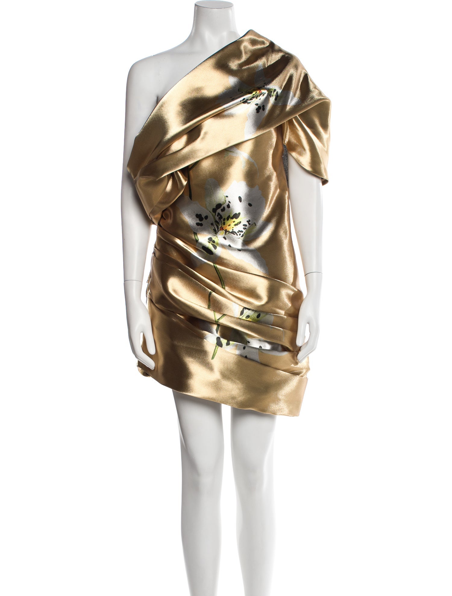 Oscar de la Renta Printed Mini Dress w/ Tags